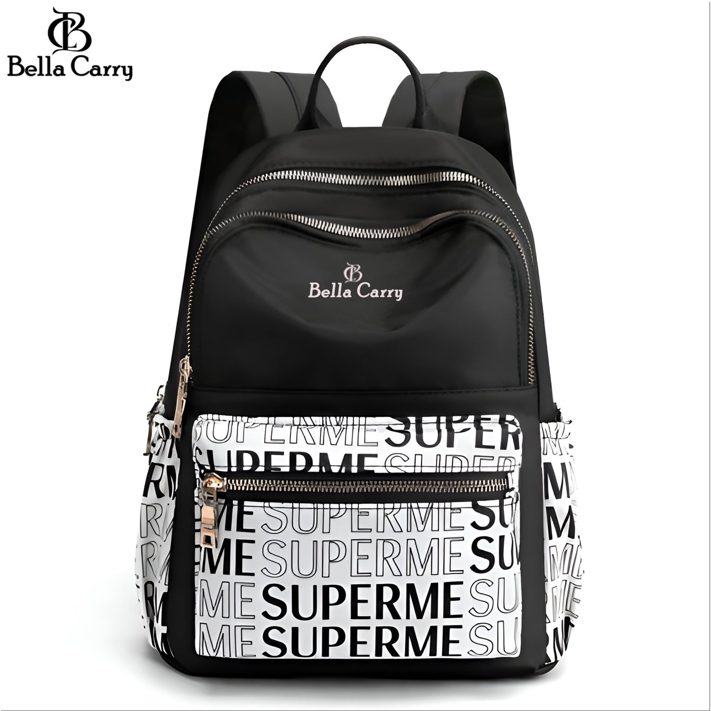 Bella Carry Ethnic Style Waterproof Oxford Backpack Ladies Fashion Travel Canvas Bag Large Capacity Nylon Student School Bag Laptop Bag,Girls Printing School Backpack, Shoulder Bags