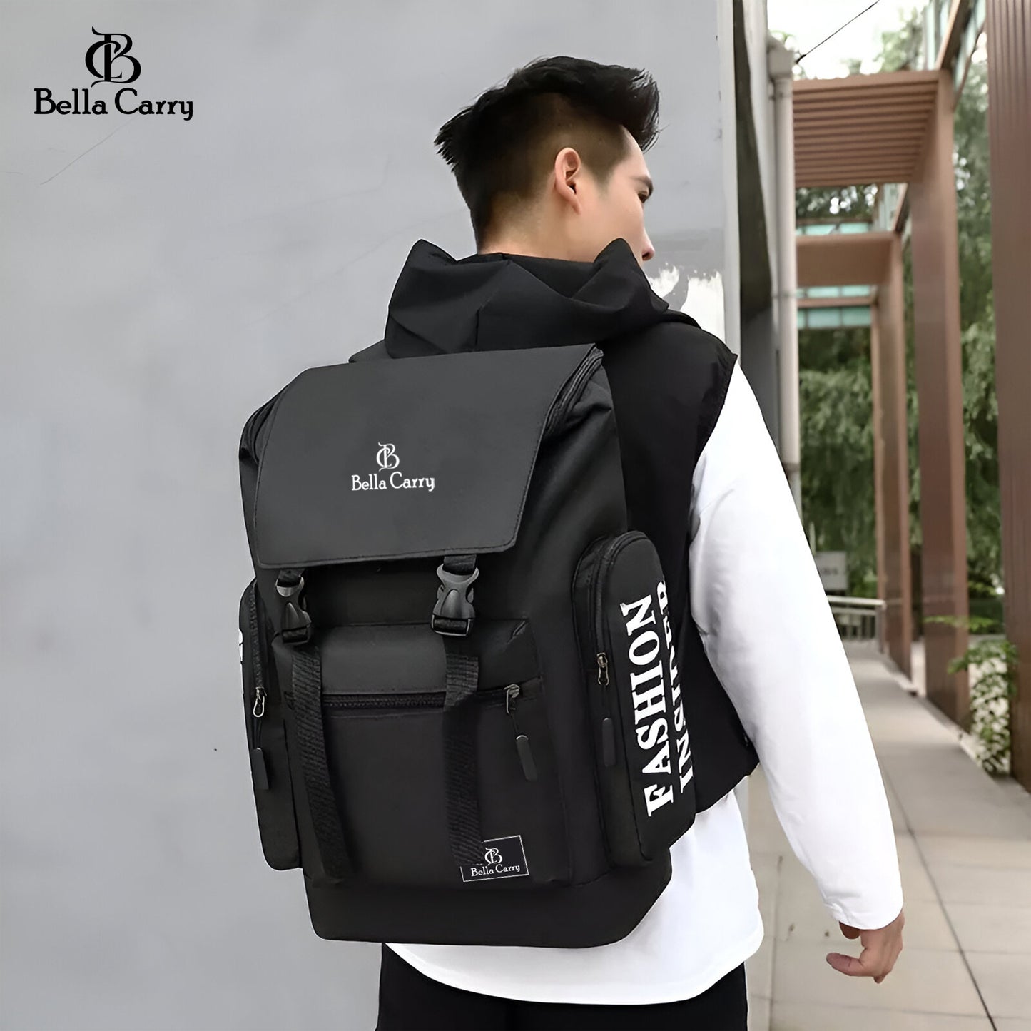 Bella Carry Travel Backpack Laptop Bag for Women Men,Waterproof Fashion College School Accessories Backpack Fits,Anti-Theft Oxford Cloth Travel Daypack