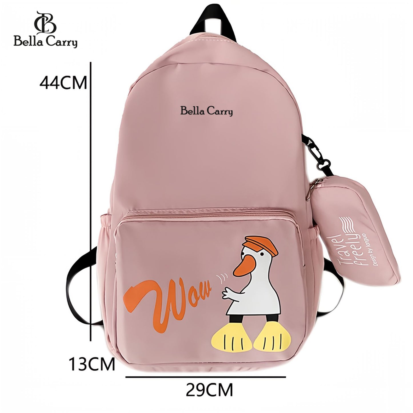 Bella Carry School Bags for Teenagers Girls Student Backpack Women Nylon Bookbag Korean Bagpack,Ethnic Style Waterproof Oxford Backpack