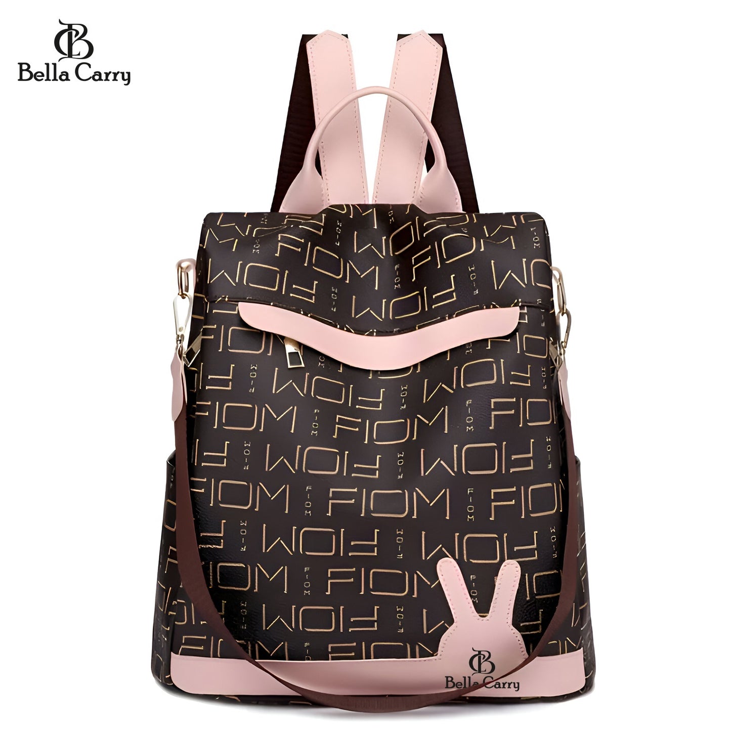 Bella Carry Backpack Purse for Women Oxford Cloth Travel Daypack Zipper Bags for Ladies Girls,Ethnic Style Waterproof Oxford Backpack