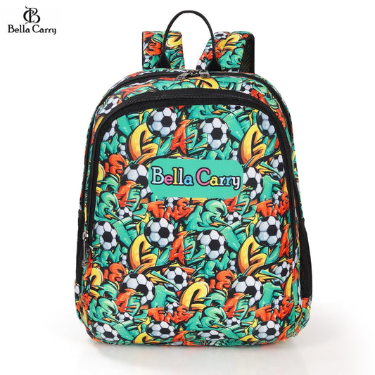 Bella Carry Premium Kids School Bag Backpack for Girls & Boys | Fun Printed, Durable, Water-Resistant | Primary/Nursery Class Bag | 22L Capacity