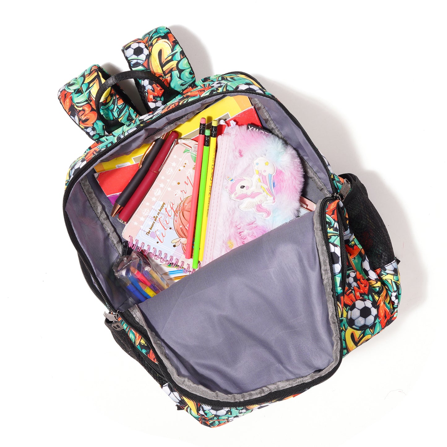 Bella Carry Premium Kids School Bag Backpack for Girls & Boys | Fun Printed, Durable, Water-Resistant | Primary/Nursery Class Bag | 22L Capacity