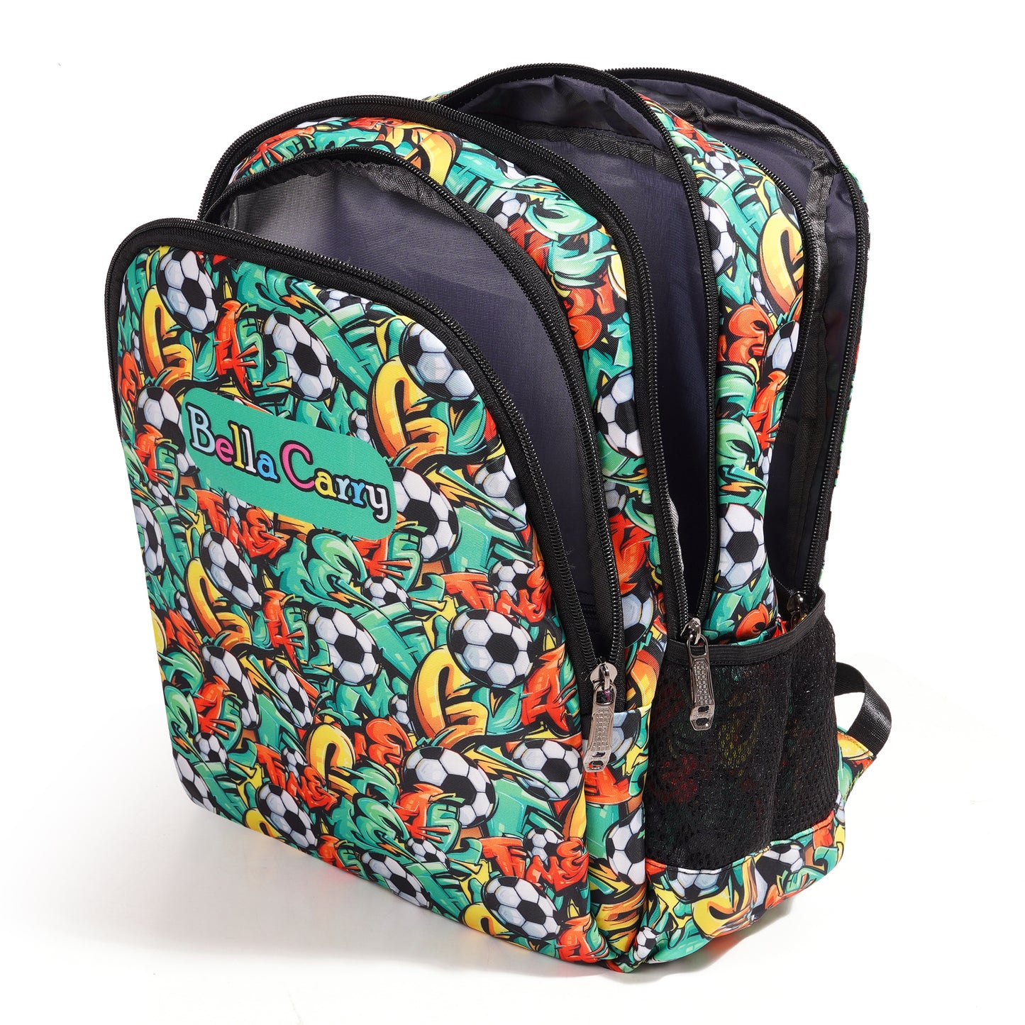 Bella Carry Premium Kids School Bag Backpack for Girls & Boys | Fun Printed, Durable, Water-Resistant | Primary/Nursery Class Bag | 22L Capacity