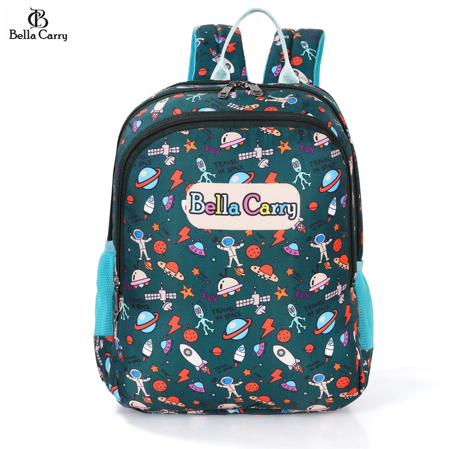 Bella Carry Premium Kids School Bag Backpack for Girls & Boys | Fun Printed, Durable, Water-Resistant | Primary/Nursery Class Bag | 22L Capacity
