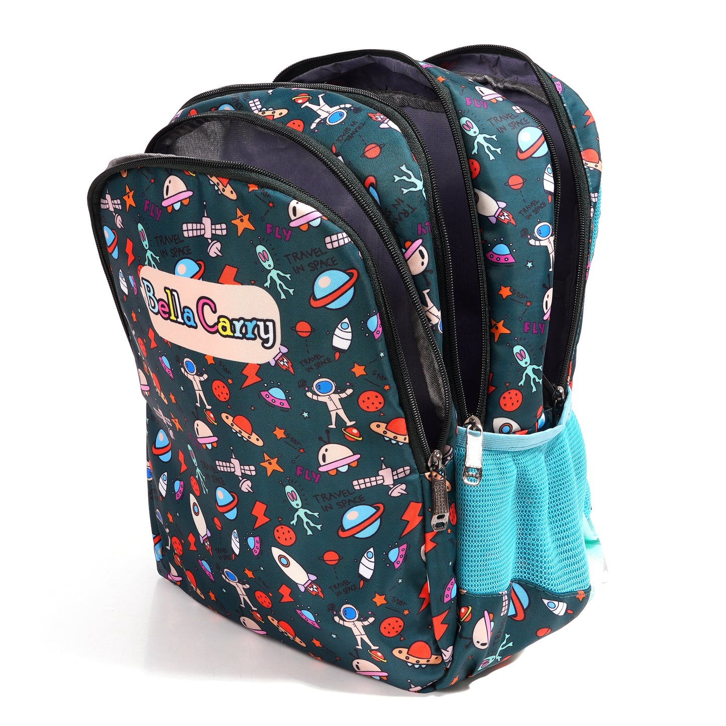Bella Carry Premium Kids School Bag Backpack for Girls & Boys | Fun Printed, Durable, Water-Resistant | Primary/Nursery Class Bag | 22L Capacity