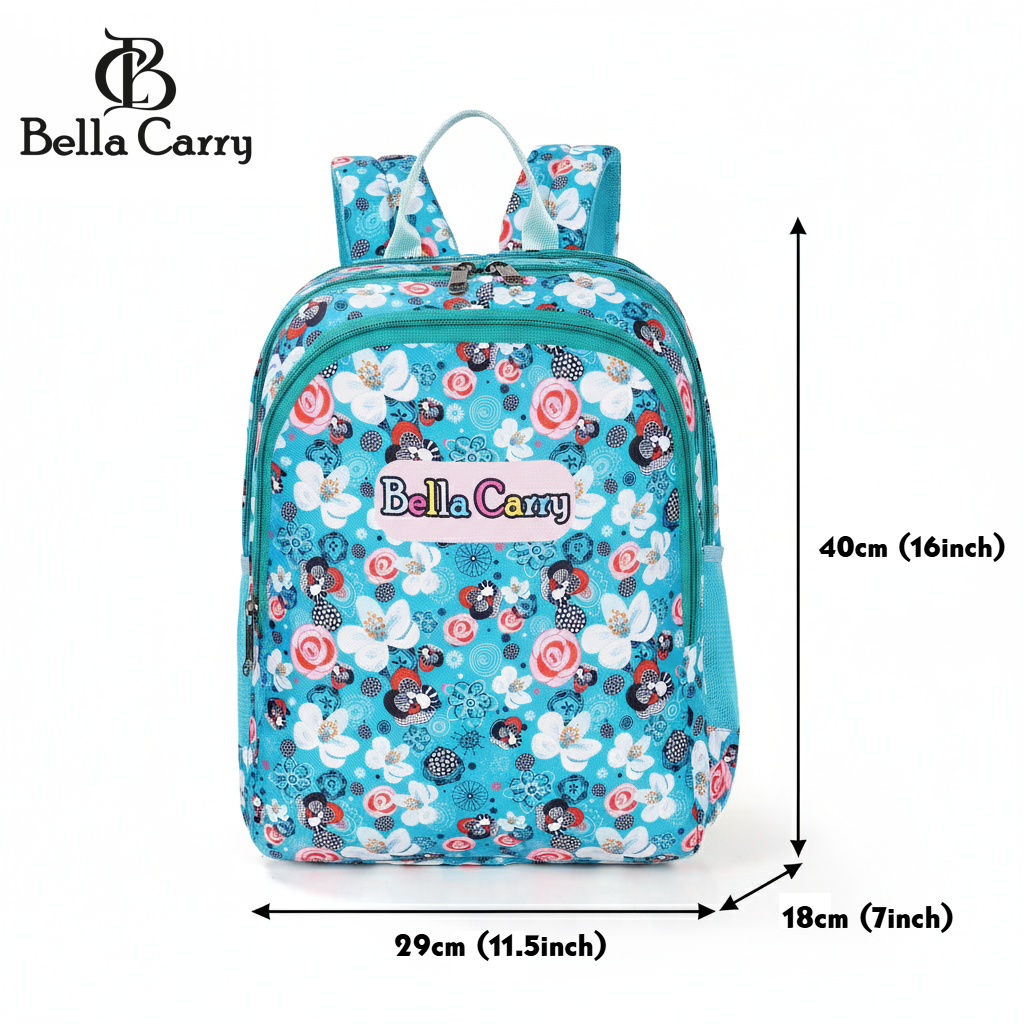 Bella Carry Premium Kids School Bag Backpack for Girls & Boys | Fun Printed, Durable, Water-Resistant | Primary/Nursery Class Bag | 22L Capacity