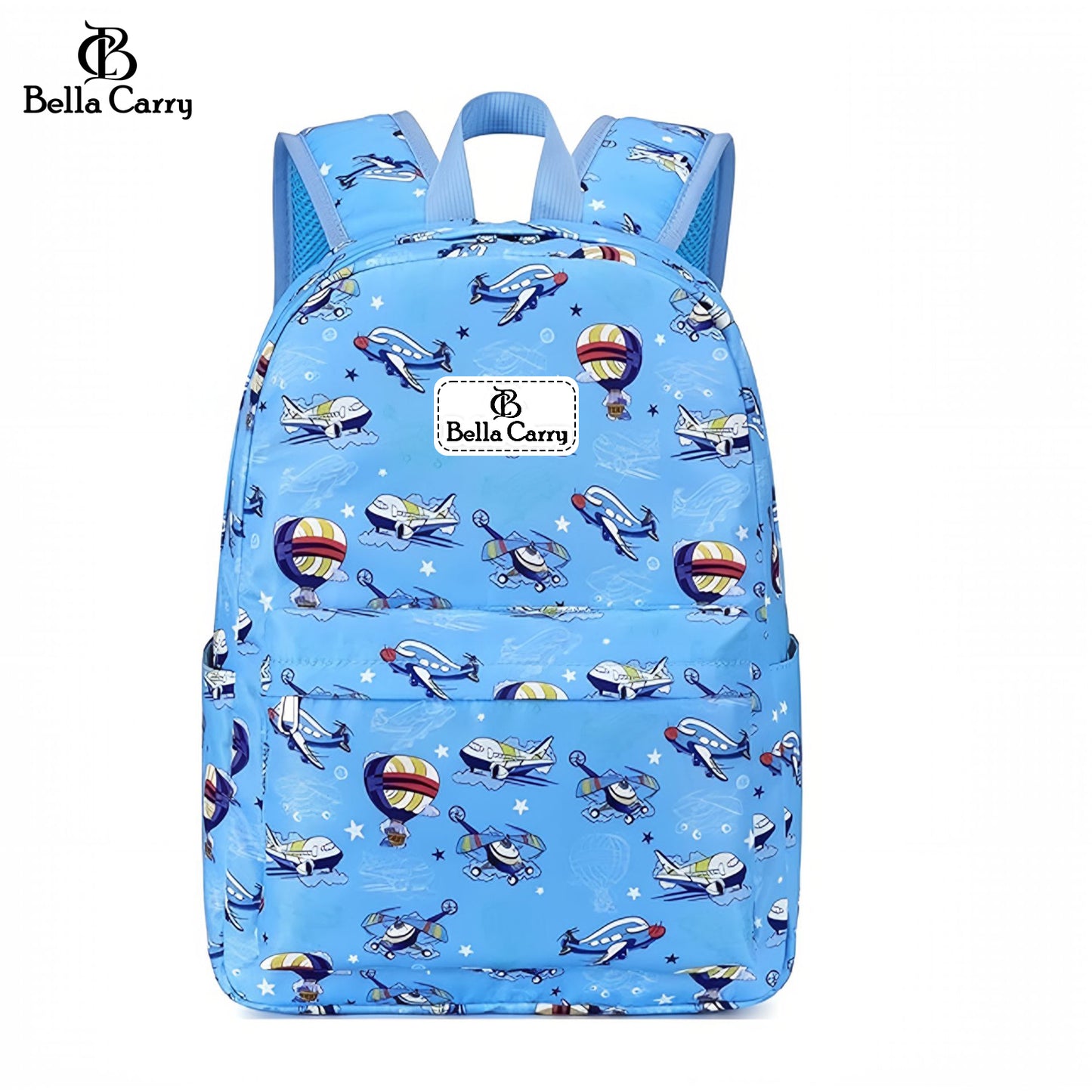 Bella Carry Kids School Backpack for Boys & Girls | Lightweight Primary & Pre-School Bag with Breathable Ergonomic Back, Padded Straps & Water Bottle Pocket | 16.5 Inch