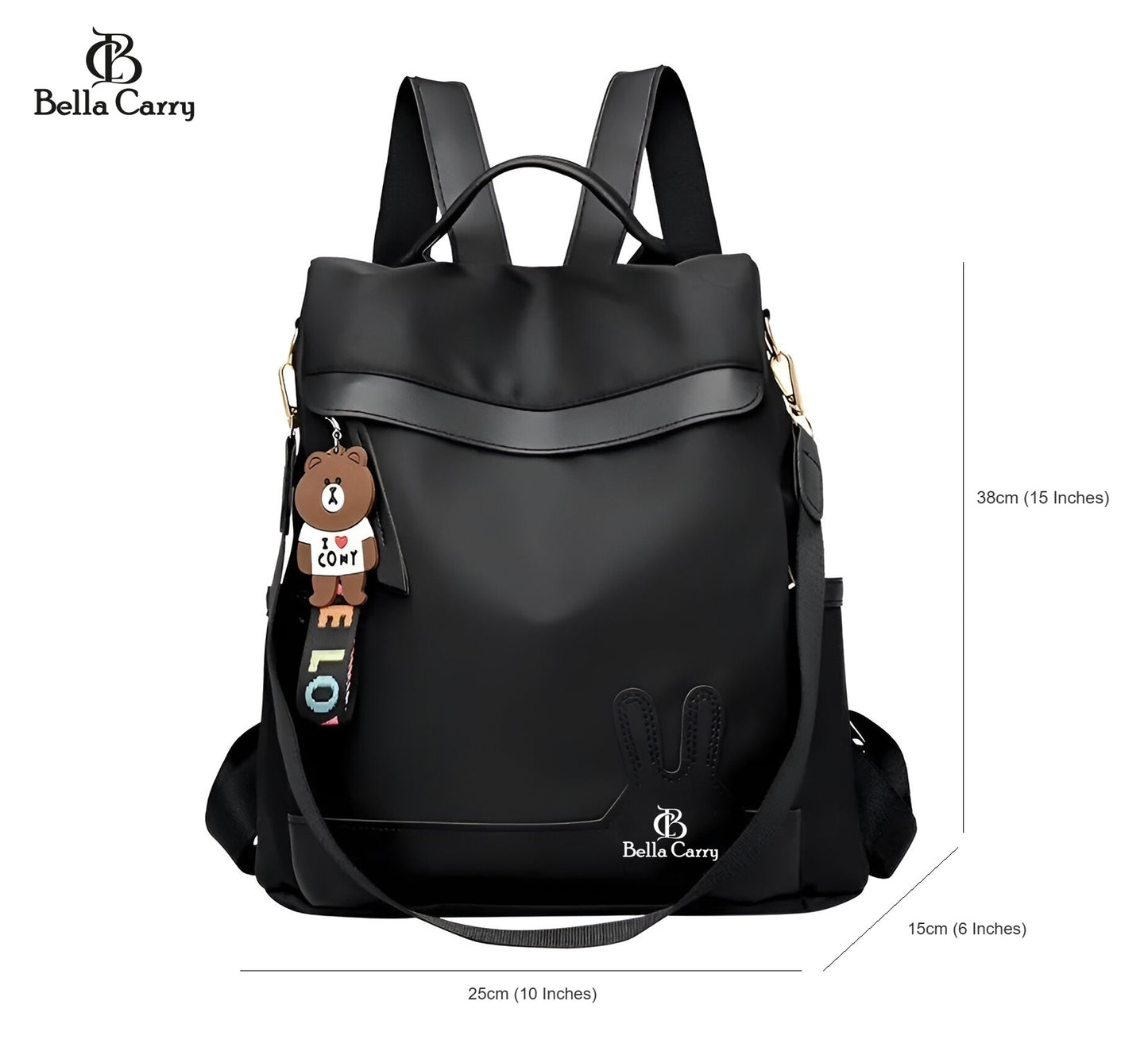 Bella Carry Backpack Purse for Women Oxford Cloth Travel Daypack Zipper Bags for Ladies Girls,Ethnic Style Waterproof Oxford Backpack