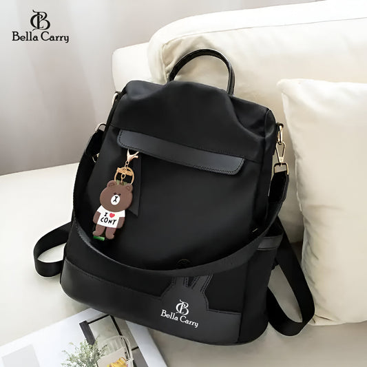 Bella Carry Backpack Purse for Women Oxford Cloth Travel Daypack Zipper Bags for Ladies Girls,Ethnic Style Waterproof Oxford Backpack