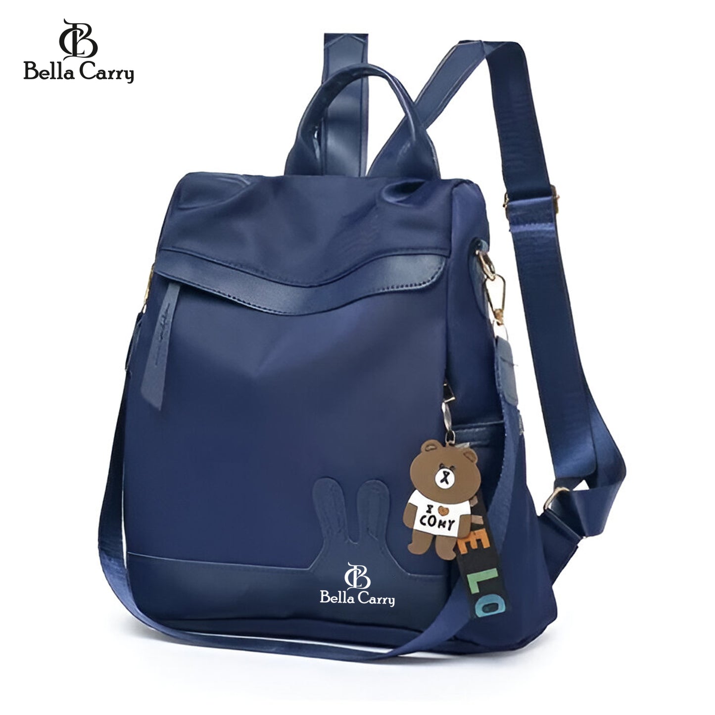 Bella Carry Backpack Purse for Women Oxford Cloth Travel Daypack Zipper Bags for Ladies Girls,Ethnic Style Waterproof Oxford Backpack