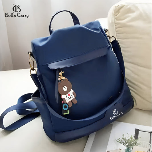 Bella Carry Backpack Purse for Women Oxford Cloth Travel Daypack Zipper Bags for Ladies Girls,Ethnic Style Waterproof Oxford Backpack