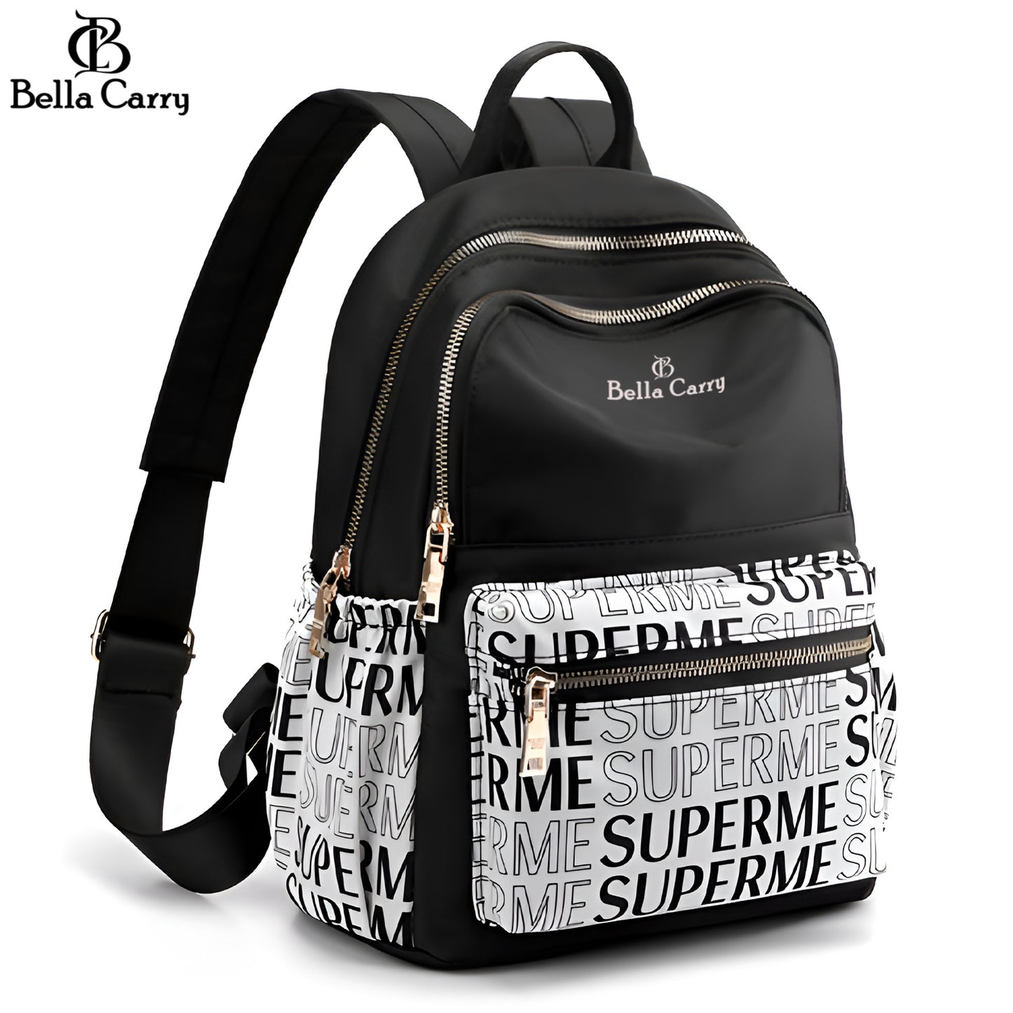 Bella Carry Ethnic Style Waterproof Oxford Backpack Ladies Fashion Travel Canvas Bag Large Capacity Nylon Student School Bag Laptop Bag,Girls Printing School Backpack, Shoulder Bags