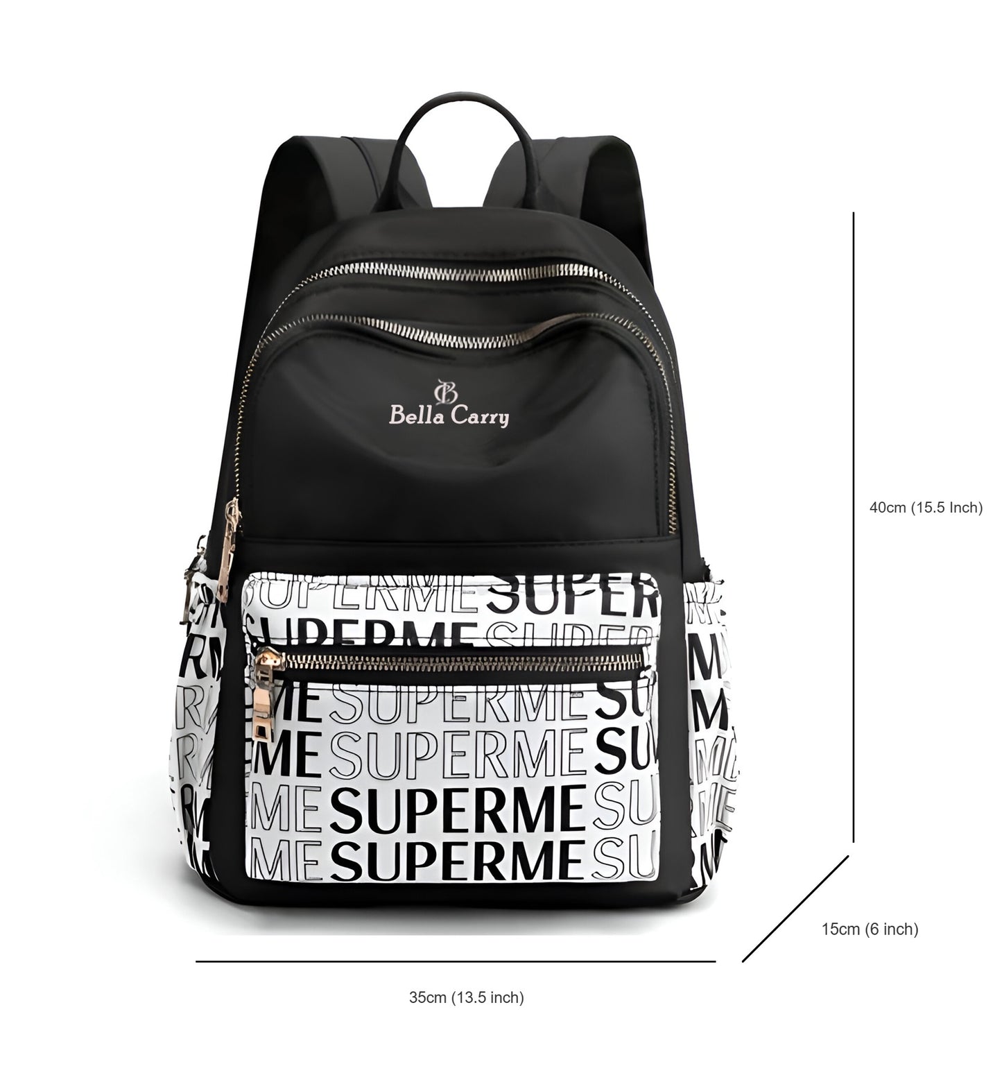 Bella Carry Ethnic Style Waterproof Oxford Backpack Ladies Fashion Travel Canvas Bag Large Capacity Nylon Student School Bag Laptop Bag,Girls Printing School Backpack, Shoulder Bags