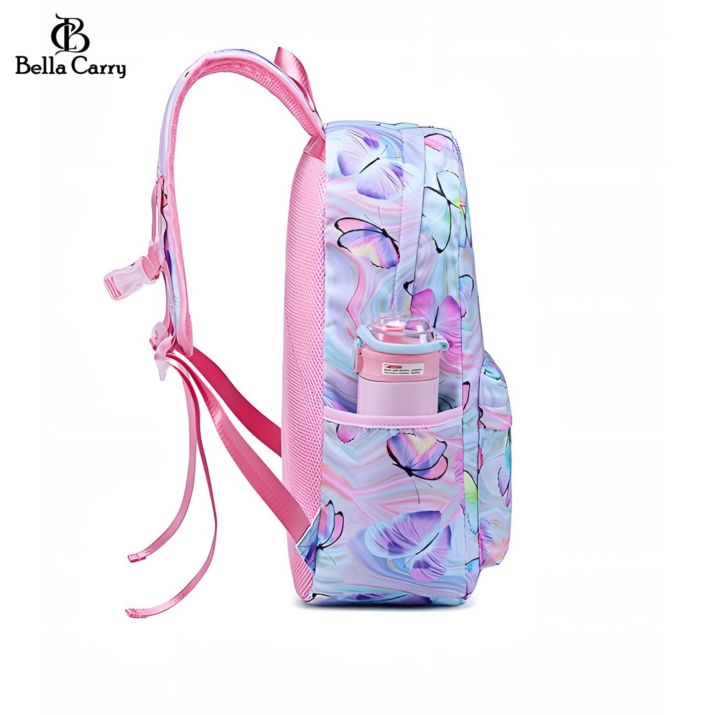 Bella Carry Kids School Backpack for Boys & Girls | Lightweight Primary & Pre-School Bag with Breathable Ergonomic Back, Padded Straps & Water Bottle Pocket | 16.5 Inch