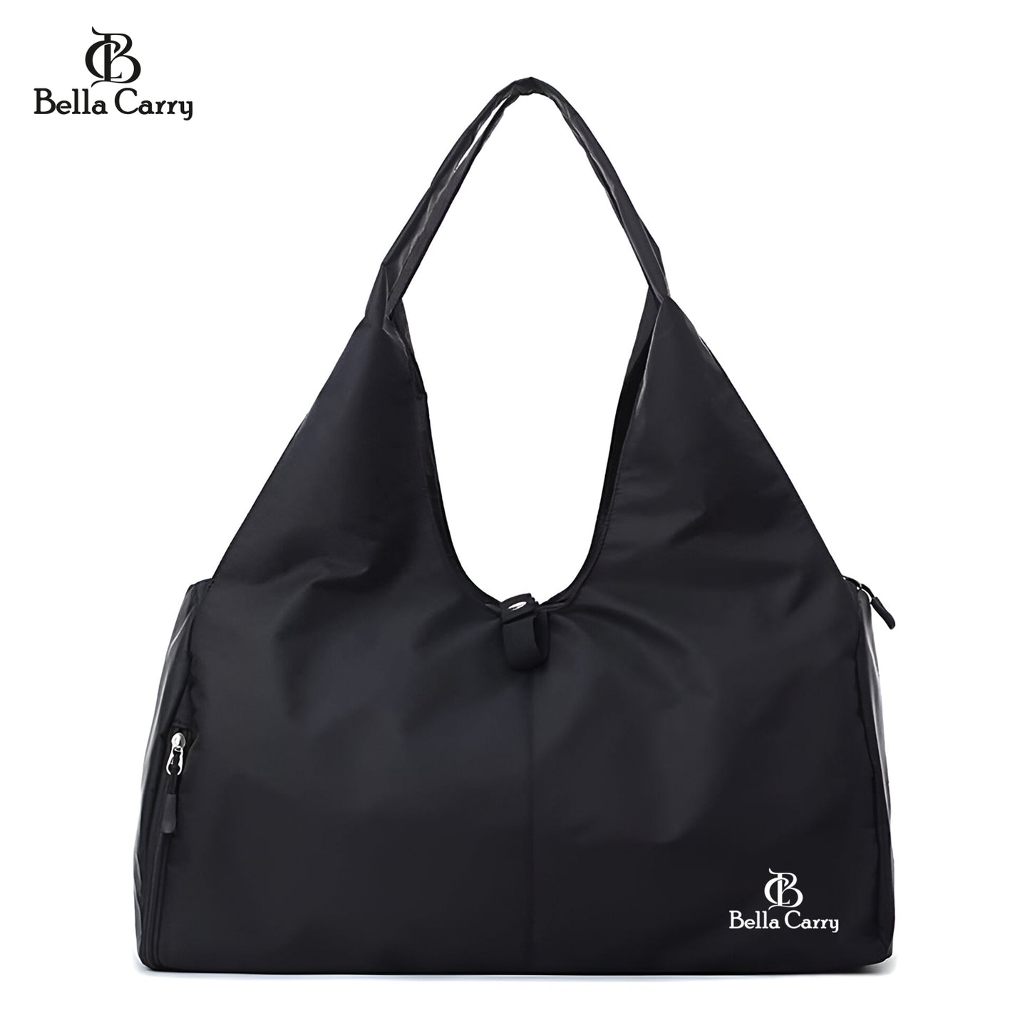 Bella Carry Women Nylon Dry Wet Depart Sport bag multifunction fitness training yoga duffle bag with shoe compartmentFitness Bag Yoga Mat Bag with Shoes Compartment Women Men Training Shoulder Bag Exercise Sling Bag Travel Bag