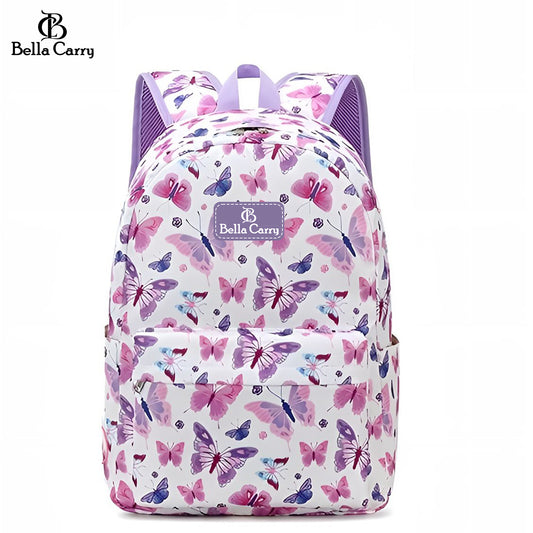 Bella Carry Kids School Backpack for Boys & Girls | Lightweight Primary & Pre-School Bag with Breathable Ergonomic Back, Padded Straps & Water Bottle Pocket | 16.5 Inch