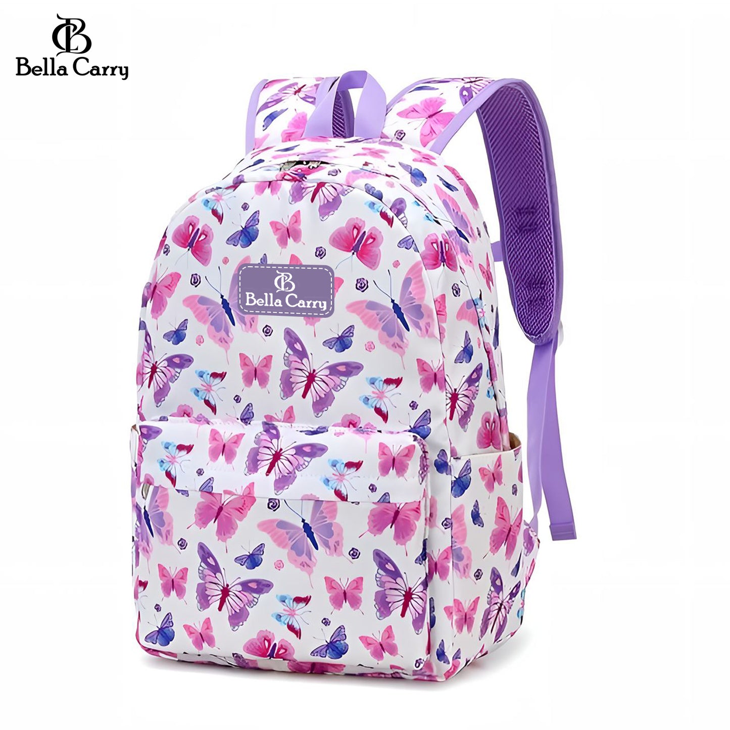 Bella Carry Kids School Backpack for Boys & Girls | Lightweight Primary & Pre-School Bag with Breathable Ergonomic Back, Padded Straps & Water Bottle Pocket | 16.5 Inch