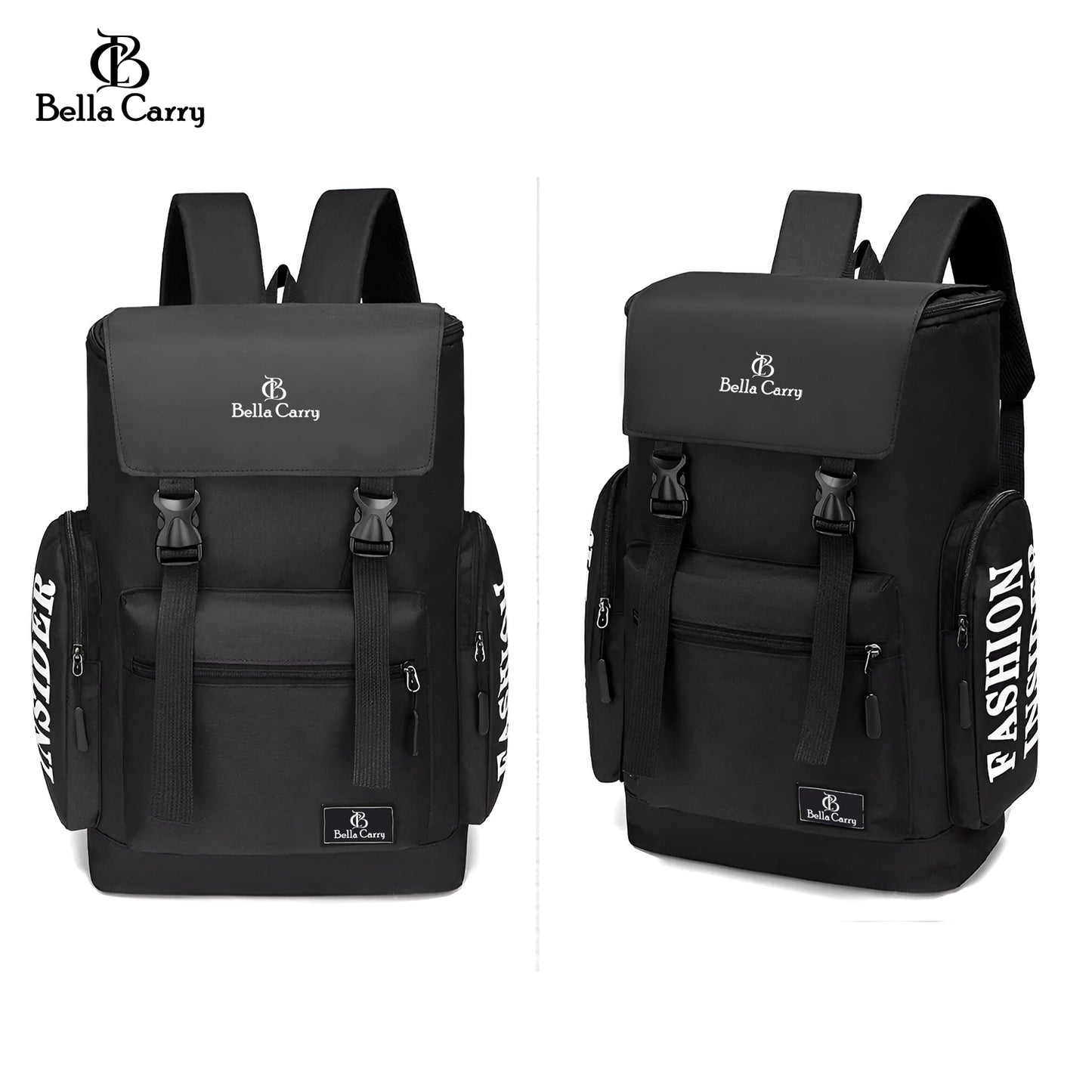 Bella Carry Travel Backpack Laptop Bag for Women Men,Waterproof Fashion College School Accessories Backpack Fits,Anti-Theft Oxford Cloth Travel Daypack