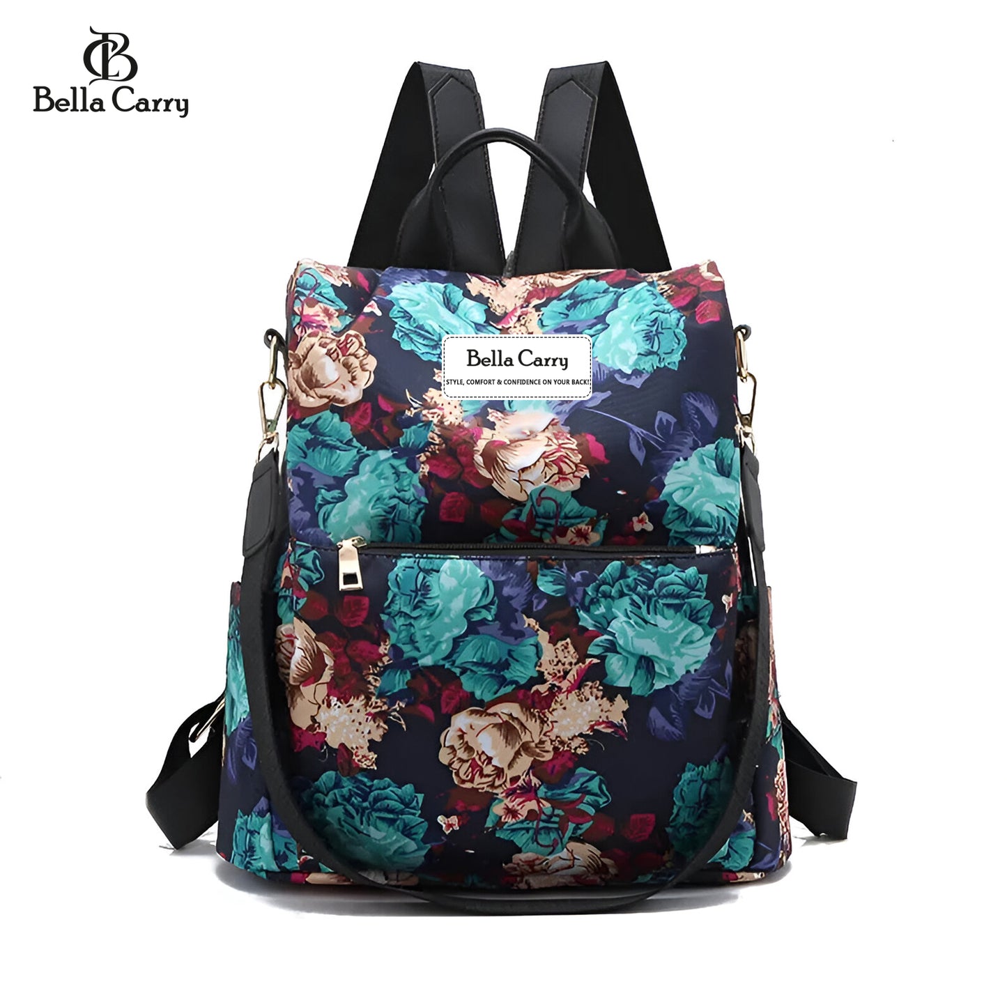 Bella Carry Stylish Backpack for Girls & Women - Lightweight Waterproof Ladies Backpack for College Bag and Office