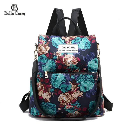 Bella Carry Stylish Backpack for Girls & Women - Lightweight Waterproof Ladies Backpack for College Bag and Office