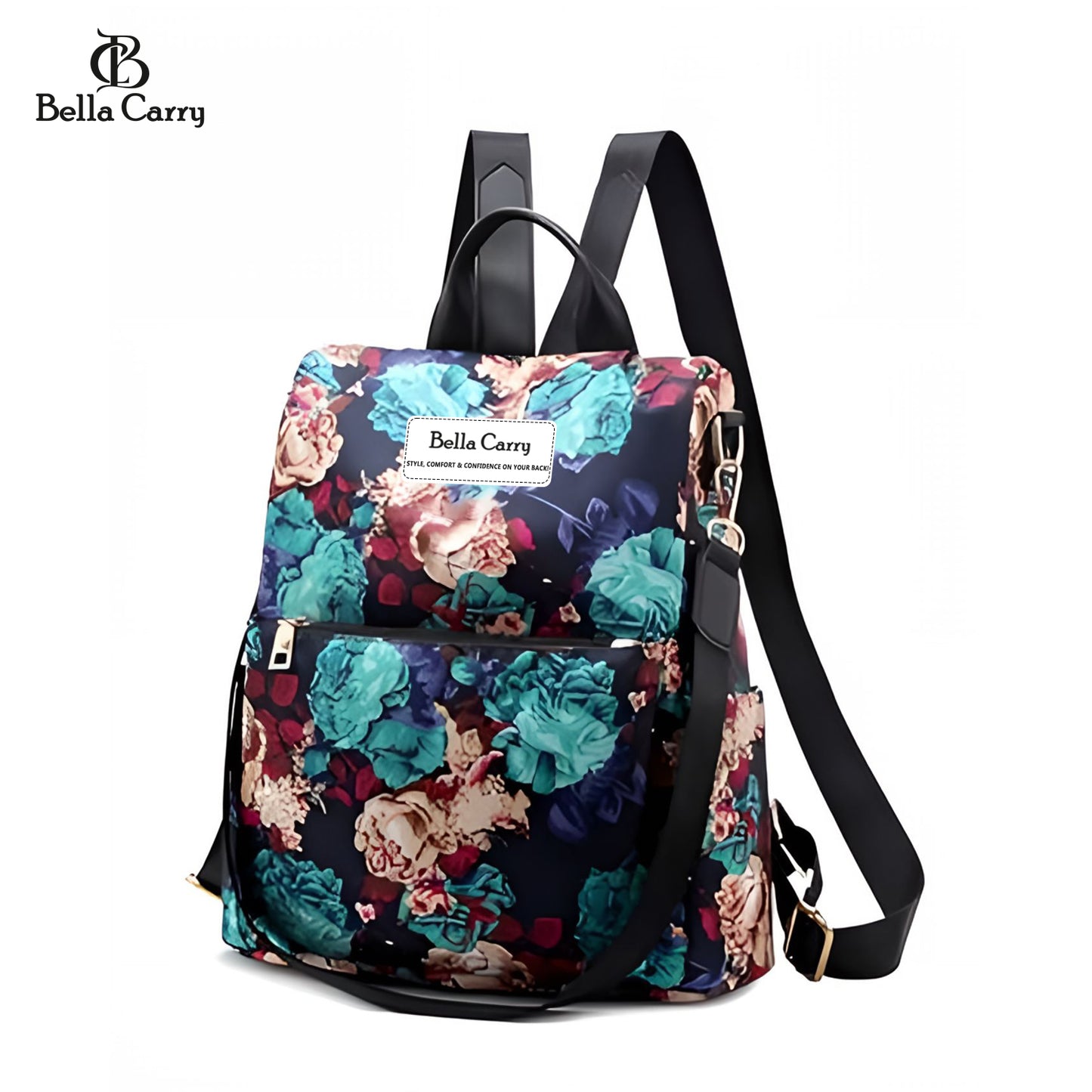 Bella Carry Stylish Backpack for Girls & Women - Lightweight Waterproof Ladies Backpack for College Bag and Office