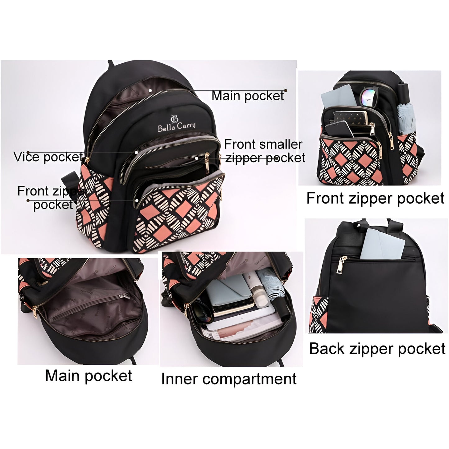 Bella Carry European And American Trend Shopping Bag,Fashion Bag Girls,Shoulder Bag for Women Stylish Ladies Messenger Bags,Women's Backpack,Stylish Ladies Messenger Backpack