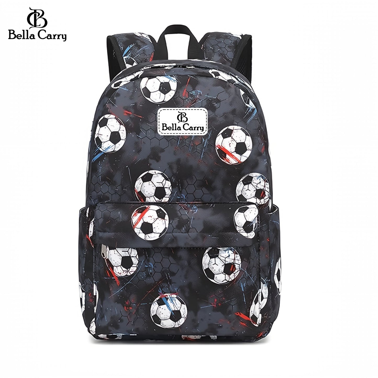 Bella Carry Kids School Backpack for Boys & Girls | Lightweight Primary & Pre-School Bag with Breathable Ergonomic Back, Padded Straps & Water Bottle Pocket | 16.5 Inch