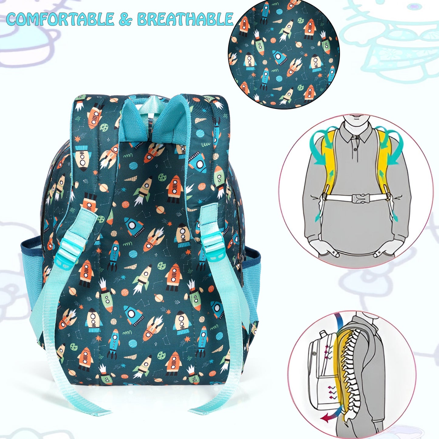 Bella Carry School Bags for Kids Boys Girls Bags Backpacks Nursery School Bagpacks Back Pack For College Going Boys & Girls |School Bags |Tuition Bag