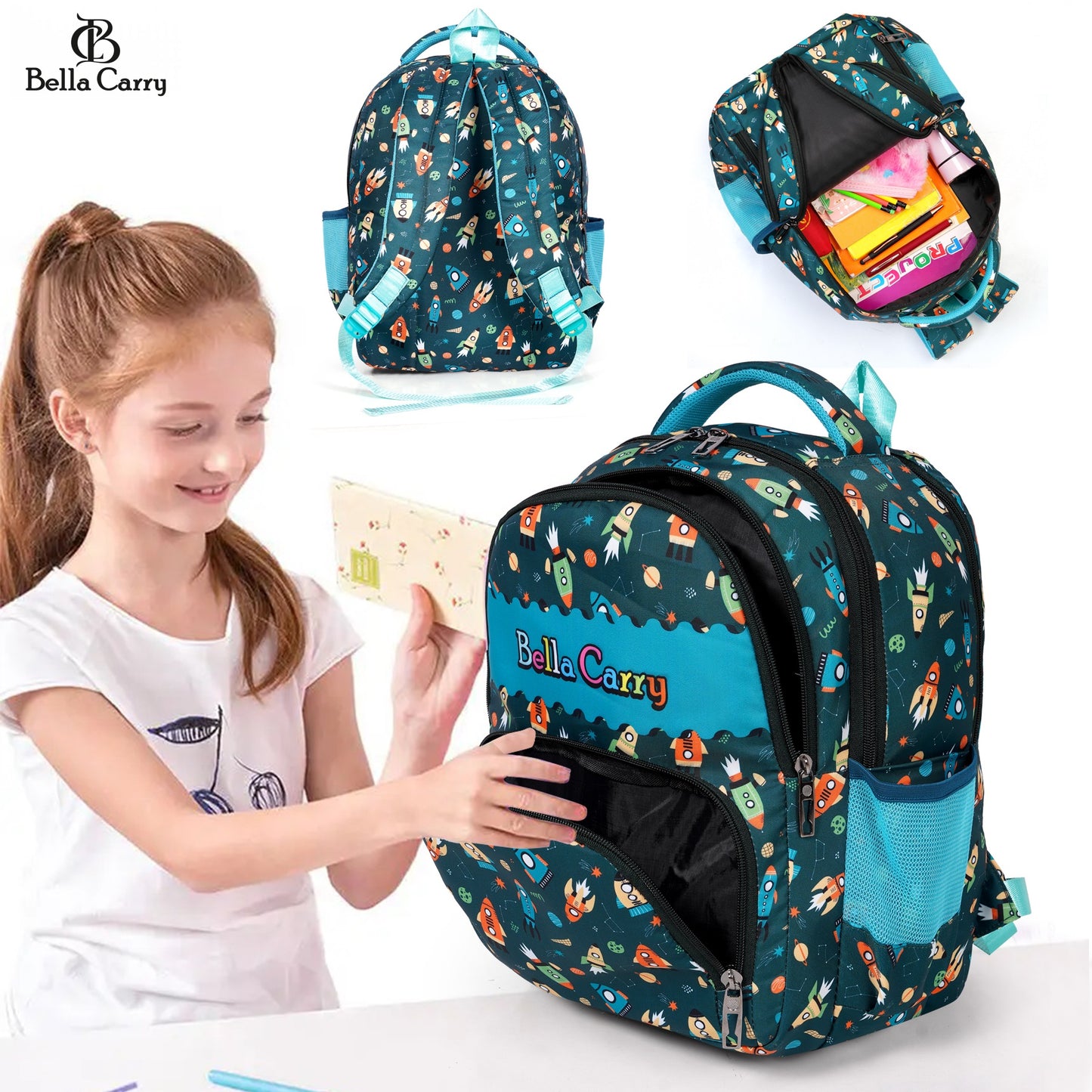 Bella Carry School Bags for Kids Boys Girls Bags Backpacks Nursery School Bagpacks Back Pack For College Going Boys & Girls |School Bags |Tuition Bag