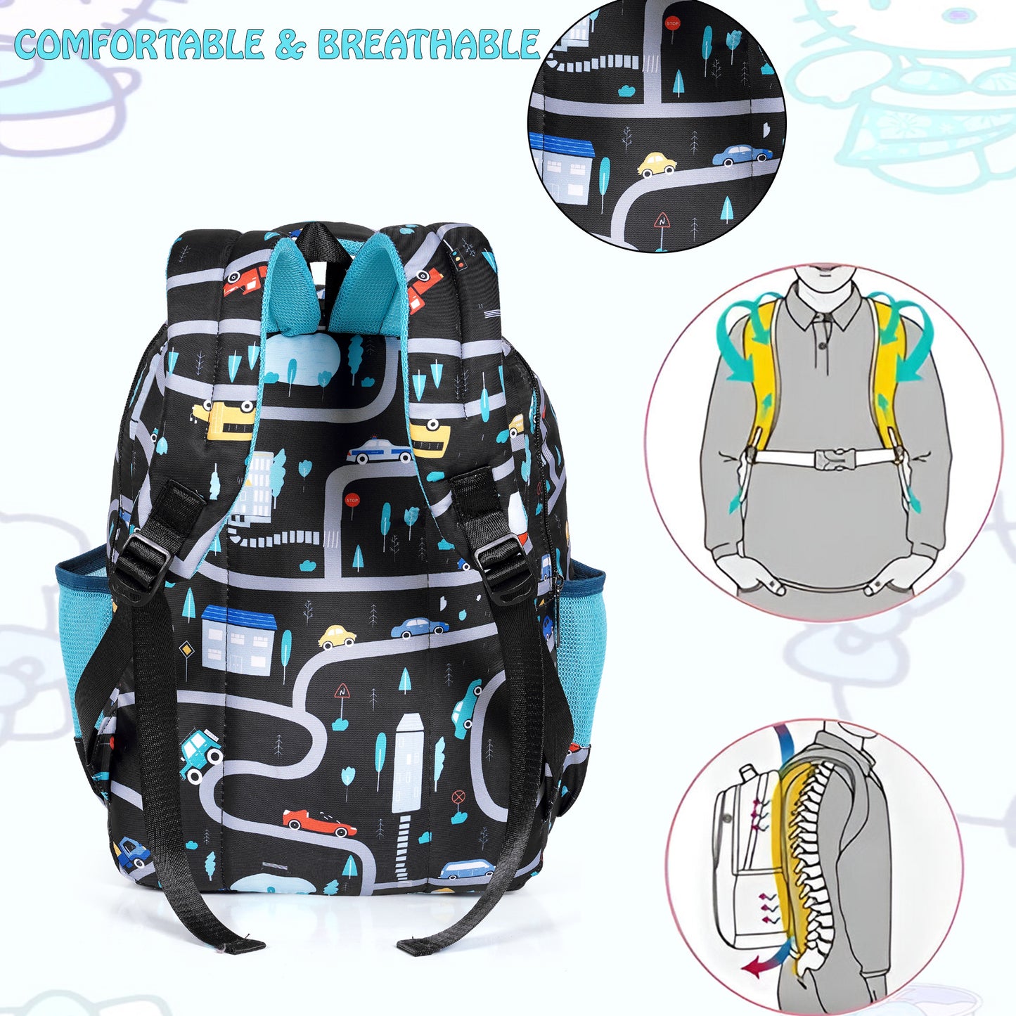 Bella Carry School Bags for Kids Boys Girls Bags Backpacks Nursery School Bagpacks Back Pack For College Going Boys & Girls |School Bags |Tuition Bag