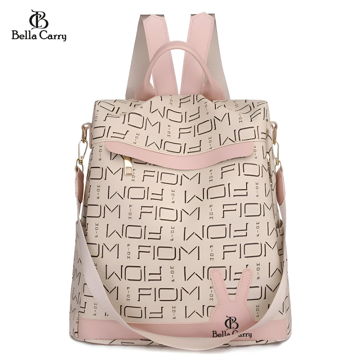 Bella Carry Backpack Purse for Women Oxford Cloth Travel Daypack Zipper Bags for Ladies Girls,Ethnic Style Waterproof Oxford Backpack