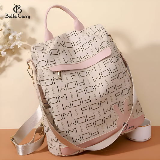 Bella Carry Backpack Purse for Women Oxford Cloth Travel Daypack Zipper Bags for Ladies Girls,Ethnic Style Waterproof Oxford Backpack