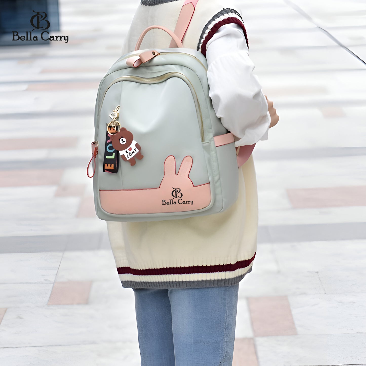 Bella Carry Bella Carry Shoulder Bag for Women Stylish Ladies Bags, Backpack Purse, European And American Fashion Backpack Girls,College Bag for Girls