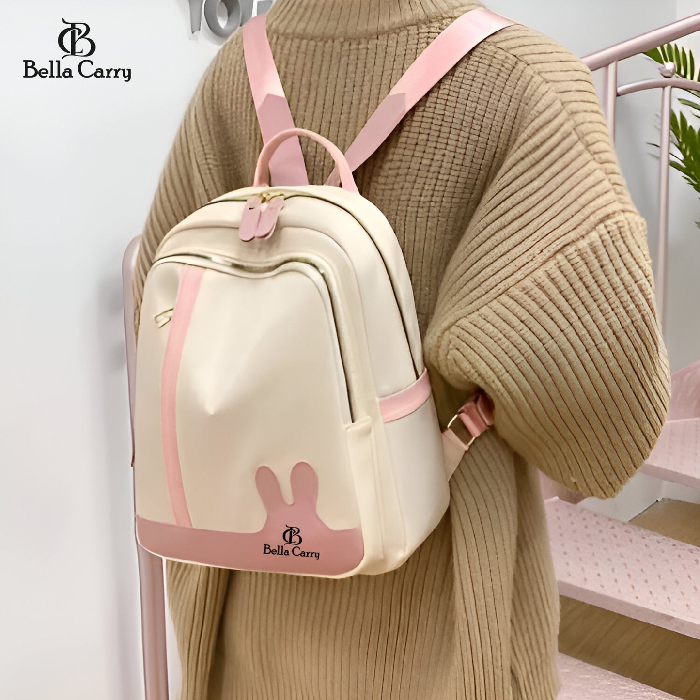 Bella Carry Bella Carry Shoulder Bag for Women Stylish Ladies Bags, Backpack Purse, European And American Fashion Backpack Girls,College Bag for Girls