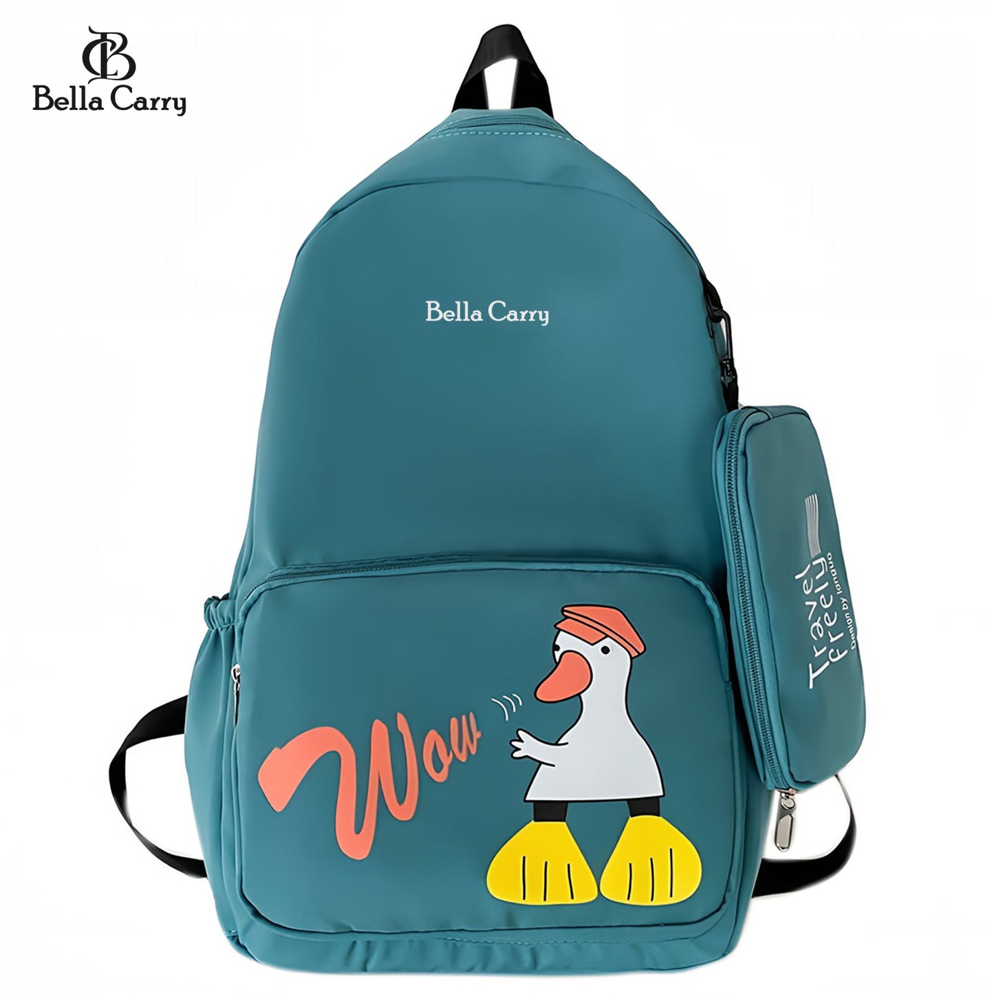 Bella Carry School Bags for Teenagers Girls Student Backpack Women Nylon Bookbag Korean Bagpack,Ethnic Style Waterproof Oxford Backpack