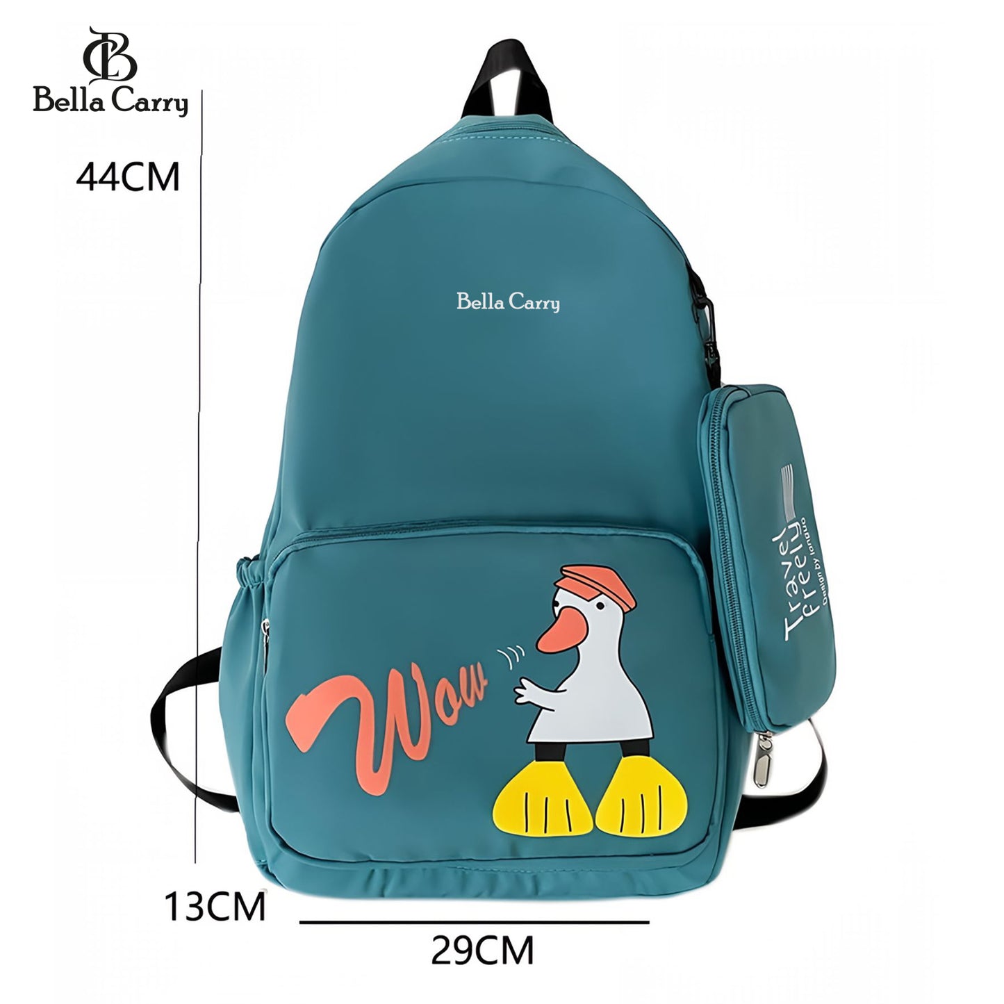 Bella Carry School Bags for Teenagers Girls Student Backpack Women Nylon Bookbag Korean Bagpack,Ethnic Style Waterproof Oxford Backpack