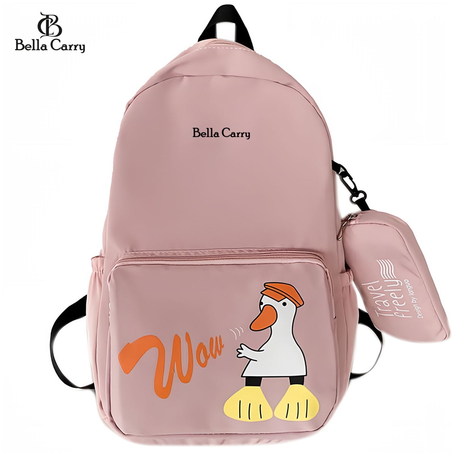 Bella Carry School Bags for Teenagers Girls Student Backpack Women Nylon Bookbag Korean Bagpack,Ethnic Style Waterproof Oxford Backpack