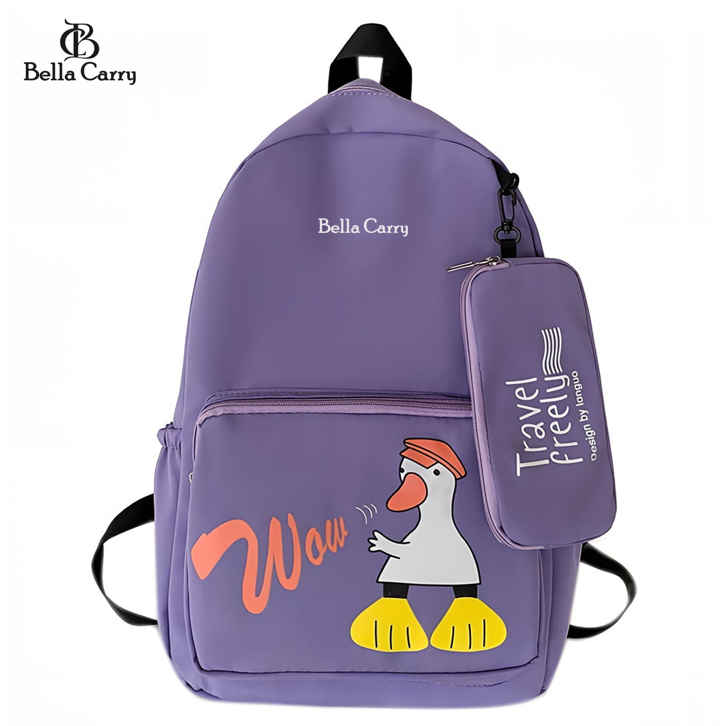 Bella Carry School Bags for Teenagers Girls Student Backpack Women Nylon Bookbag Korean Bagpack,Ethnic Style Waterproof Oxford Backpack