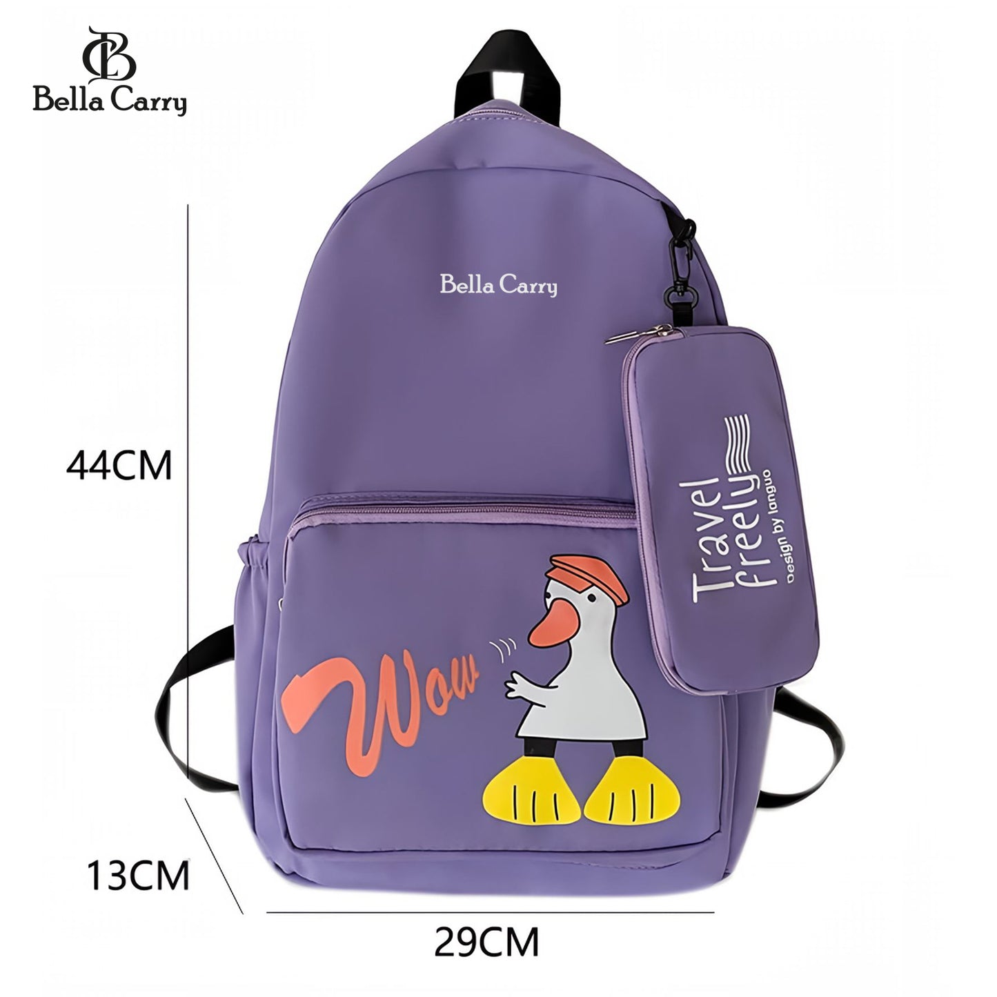 Bella Carry School Bags for Teenagers Girls Student Backpack Women Nylon Bookbag Korean Bagpack,Ethnic Style Waterproof Oxford Backpack